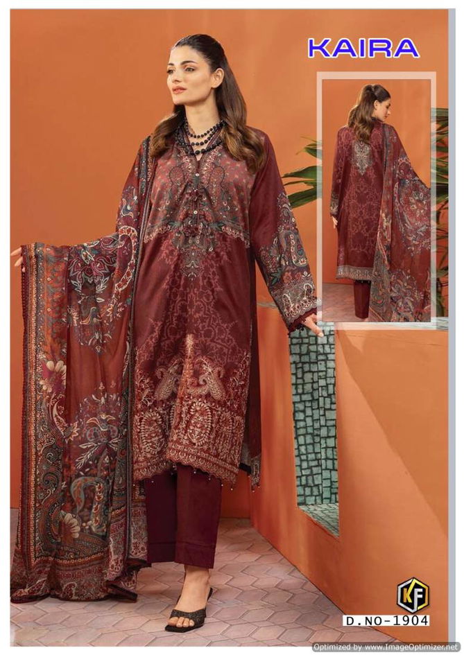 Kaira Vol 19 By Keval Printed Lawn Cotton Pakistani Dress Material Wholesale Price In Surat
